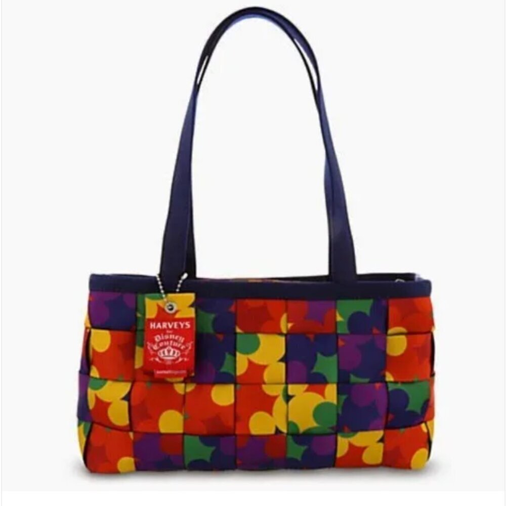 Harvey's for Disney Couture Seatbelt Bag Pop Art Mickey Mouse Large Satchel